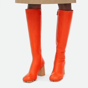 Bottega Veneta Orange Shore boots